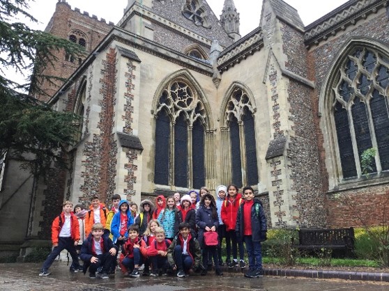 Y4 Geography and History at St Albans Cathedral Nov 2021