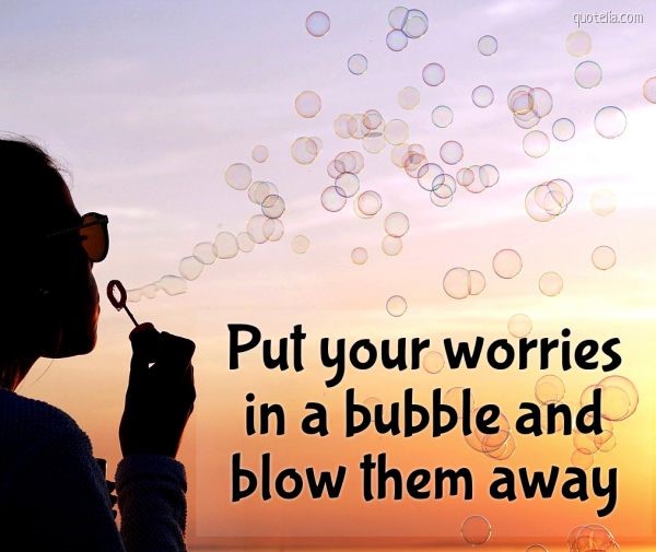 Blow Away Worrying Thoughts