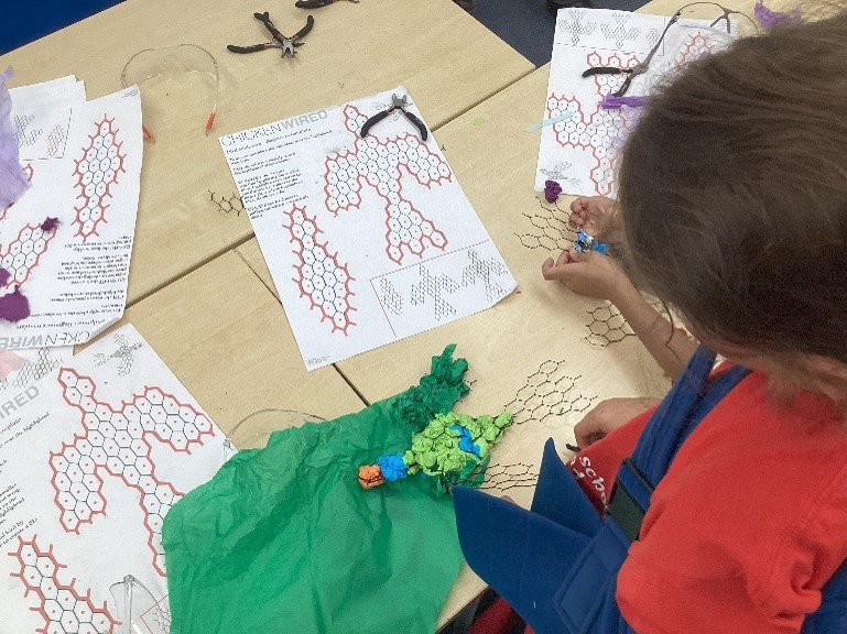 Try something new Wire Sculpture October 2025