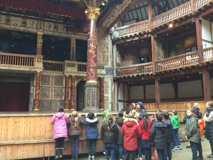 Y5 trip to the Globe Theatre December 2025
