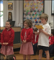 Y1 class assembly April 2026